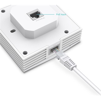 TP-Link EAP650-Wall AX3000 Dual-Band Wi-Fi PoE access point (wall-plate mount)