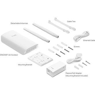 TP-Link ER603WP-4G-Outdoor AX3000 kültéri Dual-Band Wi-Fi PoE 4G/LTE VPN router