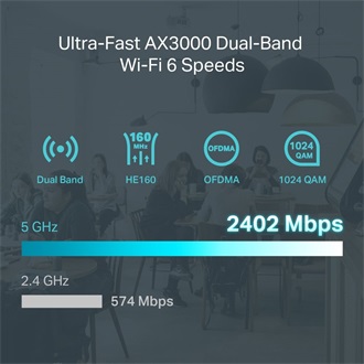TP-Link ER706W Omada AX3000 Dual-Band Wi-Fi USB-4G/LTE VPN router