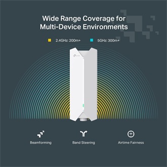 TP-Link Fiesta F61 AX1800 kültéri Dual-Band Wi-Fi PoE access point