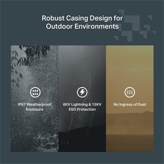 TP-Link Fiesta F61 AX1800 kültéri Dual-Band Wi-Fi PoE access point