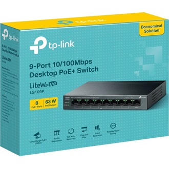 TP-Link LS109P LiteWave PoE switch