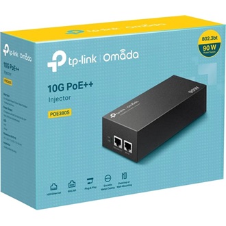 TP-Link POE380S Omada 10Gb/s Ethernet Dual RJ45 PoE injector