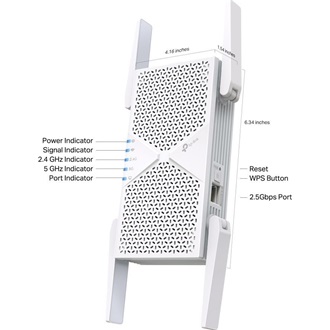 TP-Link RE405BE BE6500 Dual-Band Wi-Fi range extender