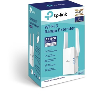 TP-Link RE505X AX1500 Dual-Band Wi-Fi range extender