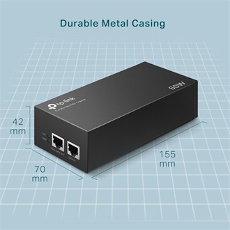 TP-Link TL-POE170S 1Gb/s AC (220-240V) PoE injector 60W