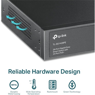 TP-Link TL-SG1428PE PoE rack switch