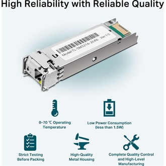 TP-Link TL-SM321A-2 1Gb/s miniGBIC SFP LC 9/125µm transceiver modul
