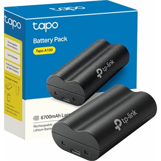TP-Link Tapo A100 IP kamera 6700mAh akkumulátor 1db fekete
