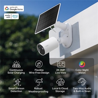 TP-Link Tapo C410 KIT Wi-Fi smart home kültéri IP kamera + napelem 6400mAh IP65