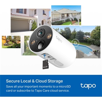 TP-Link Tapo C425 Wi-Fi smart home kültéri IP kamera + napelem 10000mAh IP66/IP65