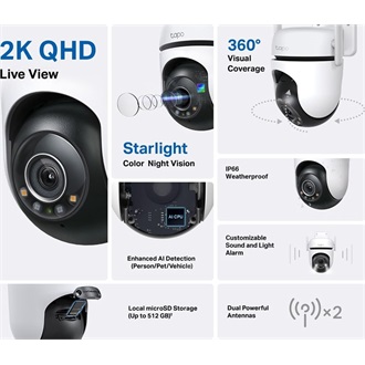 TP-Link Tapo C520WS Wi-Fi smart home kültéri IP kamera IP66