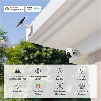 TP-Link Tapo C610 KIT Wi-Fi smart home kültéri IP kamera + napelem IP65