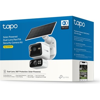 TP-Link Tapo C645D KIT Wi-Fi smart home kültéri IP kamera + napelem 4G/LTE 10000mAh IP65
