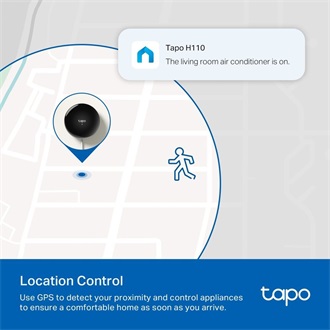 TP-Link Tapo H110 IoT Hub Wi-Fi okosotthon vezérlő fekete-fehér