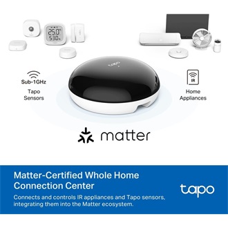 TP-Link Tapo H110 IoT Hub Wi-Fi okosotthon vezérlő fekete-fehér