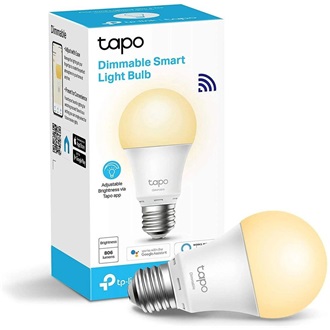 TP-Link Tapo L510E 806lm meleg-fehér E27 gömb LED Wi-Fi smart home fényforrás