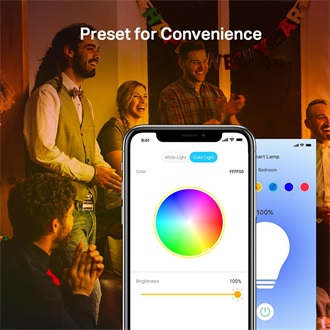 TP-Link Tapo L530E 806lm RGB E27 gömb LED Wi-Fi smart home fényforrás