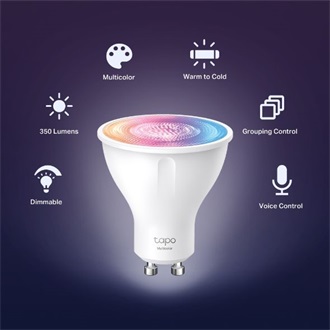 TP-Link Tapo L630 350lm RGB GU10 spotlight LED Wi-Fi smart home fényforrás