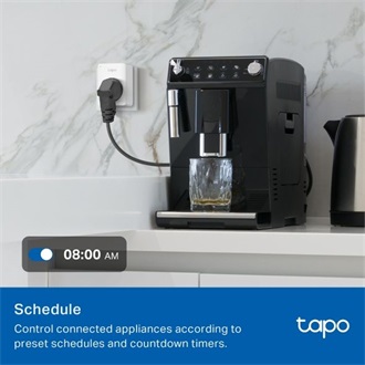 TP-Link Tapo P100M Mini smart home 1db villásdugó CEE 7/3 (EU) smart plug fehér