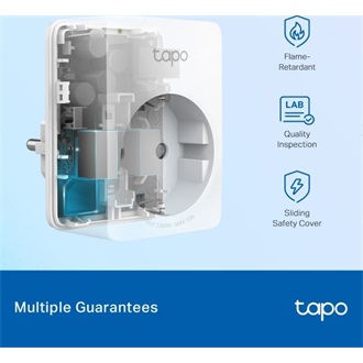 TP-Link Tapo P100M Mini smart home 1db villásdugó CEE 7/3 (EU) smart plug fehér