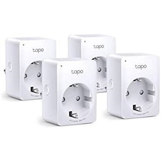 TP-Link Tapo P100 smart home 1db villásdugó CEE 7/3 (EU) smart plug fehér (4db)