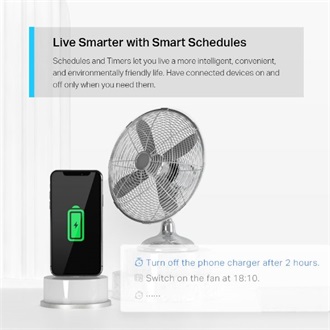 TP-Link Tapo P110 smart home 1db villásdugó CEE 7/3 (EU) smart plug fehér (1db)