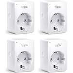 TP-Link Tapo P115 smart home 1db villásdugó CEE 7/3 (EU) smart plug fehér (4db)