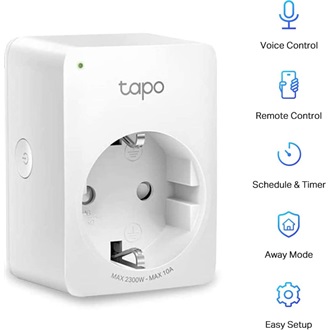 TP-Link Tapo P115 smart home 1db villásdugó CEE 7/3 (EU) smart plug fehér (4db)