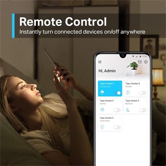 TP-Link Tapo P115 smart home 1db villásdugó CEE 7/3 (EU) smart plug fehér (4db)