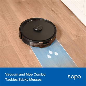 TP-Link Tapo RV30 Max smart home robot porszívó fekete