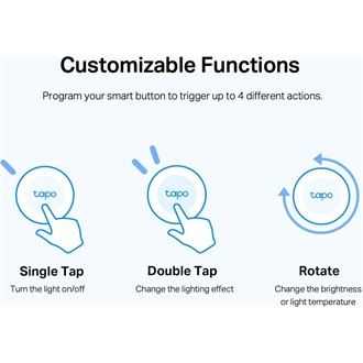 TP-Link Tapo S200B Button smart home kapcsoló fehér