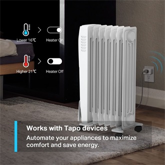TP-Link Tapo T310 hőmérséklet + páratartalom érzékelő fehér