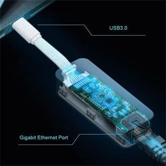TP-Link UE300C 1Gb/s USB-C hálózati adapter