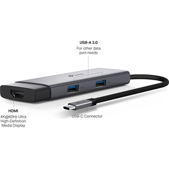 TP-Link UH5020C HUB 5-port 100W USB-C dokkoló szürke