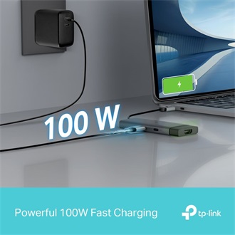 TP-Link UH5020C HUB 5-port 100W USB-C dokkoló szürke