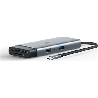 TP-Link UH7020C 7-port 100W USB-C dokkoló szürke
