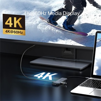 TP-Link UH7020C 7-port 100W USB-C dokkoló szürke