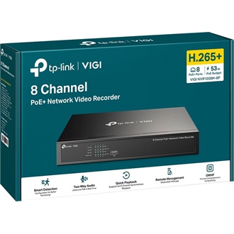 TP-Link VIGI NVR1008H-8P hálózati video rögzítő NVR