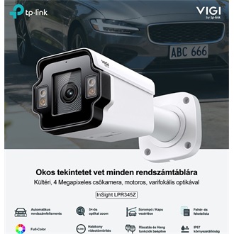 TP-Link Vigi InSight LPR345Z smart home kültéri IP kamera IP67