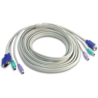 TRENDnet TK-C15 PS/2 VGA M/M KVM tkábel 4.5m szürke