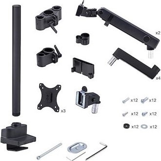 StarTech TRIPLE MONITOR DESK MOUNT TO 27INCH SCREENS SPRING ARMS