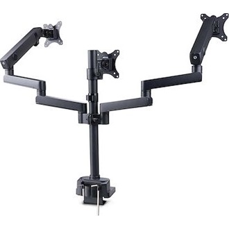 StarTech TRIPLE MONITOR DESK MOUNT TO 27INCH SCREENS SPRING ARMS