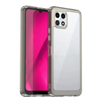 T Phone 2 5G Gigapack Szilikon telefonvédő ütésállóság, átlátszó hátlap, VILÁGOSSZÜRKE