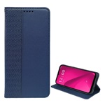 T Phone 2 5G Gigapack Tok álló, bőr hatású FLIP, lóhere, SÖTÉTKÉK