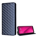 T Phone 2 5G Gigapack Tok álló, bőr hatású FLIP, prémium, SÖTÉTKÉK