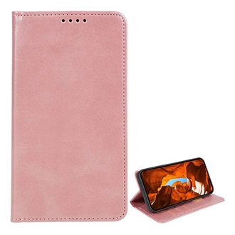 T Phone 2 Pro 5G Gigapack Tok álló, bőr hatású FLIP, prémium, ROZÉARANY