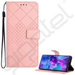 T Phone 3 5G GIGAPACK Tok álló, bőr hatású FLIP, prémium, RÓZSASZÍN