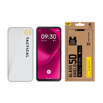 T Phone 3 5G TACTICAL GLASS SHIELD 5D képernyővédő üveg 5D, 9H, FEKETE