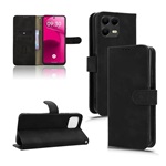 T Phone 3 Pro 5G GIGAPACK Tok álló, bőr hatású FLIP, mágnescsat, FEKETE